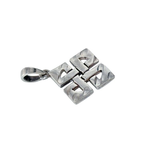 Vintage Sterling Silver 925 Celtic Knot Pendant - Picture 2 of 6